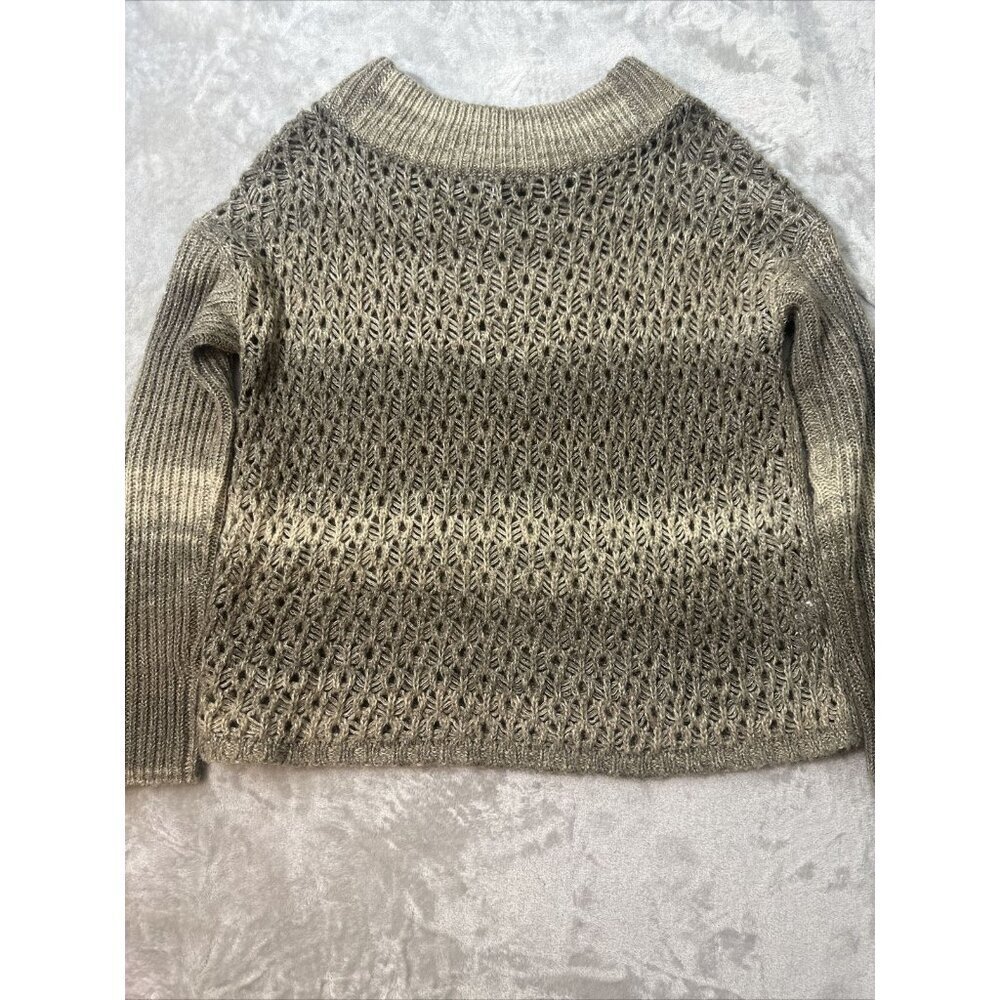 Women’s Tommy Bahama Knitted Sweater Cowl Neck Wool Blend Brown Size Medium - Picture 13 of 13